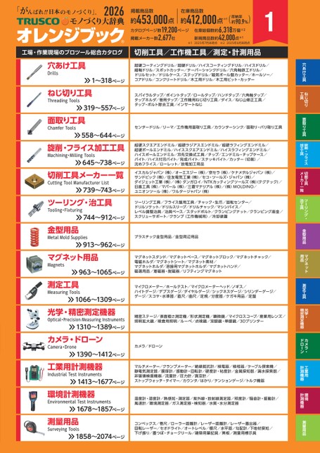 トラスコ デジタルオレンジブック2026 1分冊
