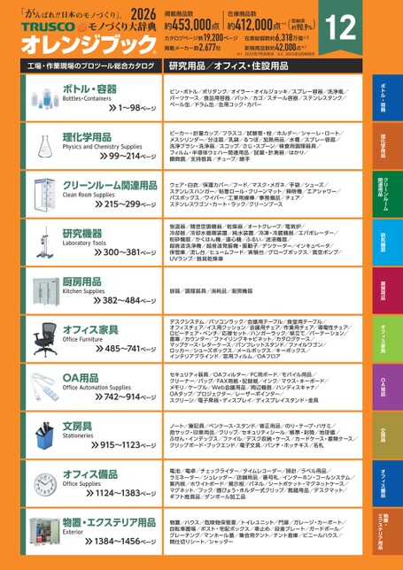 トラスコ デジタルオレンジブック2026 12分冊