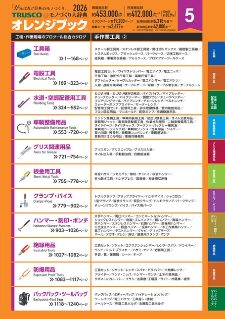 トラスコ デジタルオレンジブック2026 5分冊